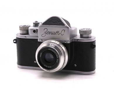 Фотоаппарат Зенит С + Индустар-50 ранний (1956)