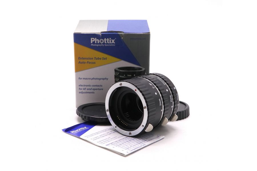 Макрокольца автофокусные для Canon EF Phottix в упаковке