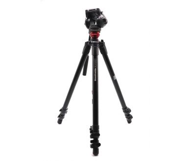Штатив Manfrotto 755XB + видеоголова Manfrotto MVH500AH