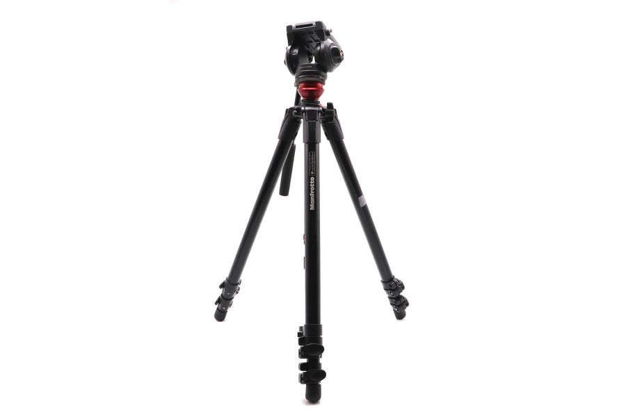 Штатив Manfrotto 755XB + видеоголова Manfrotto MVH500AH