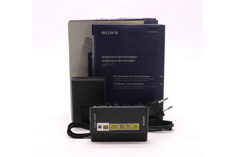 Фотоаппарат Sony Cyber-shot DSC-T77 в упаковке