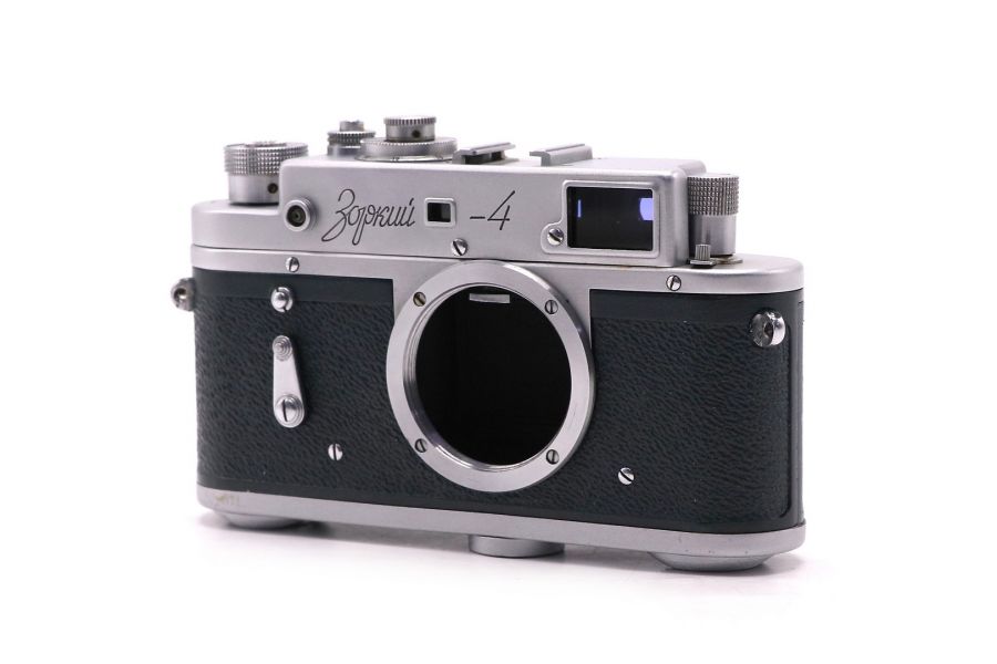 Советский фотоаппарат Зоркий 4 body зеленый