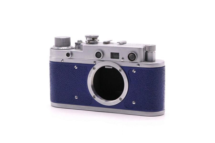 Советский фотоаппарат Зоркий С синий (СССР)