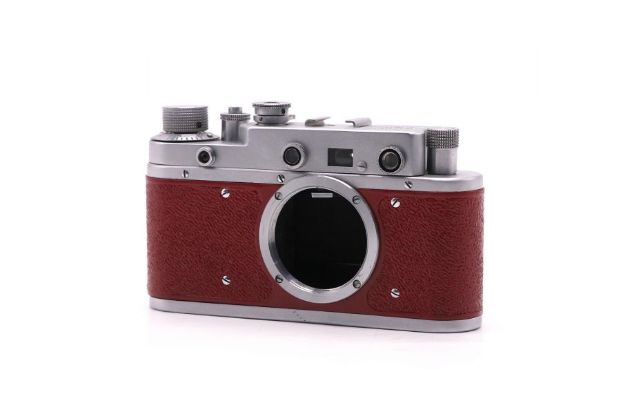 Советский фотоаппарат Зоркий С красный (СССР)