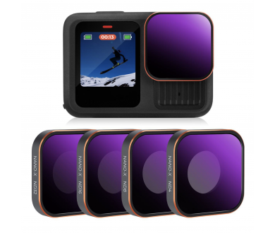 Набор фильтров K&F Concept (ND4, ND8, ND16, ND32) для GoPro Hero