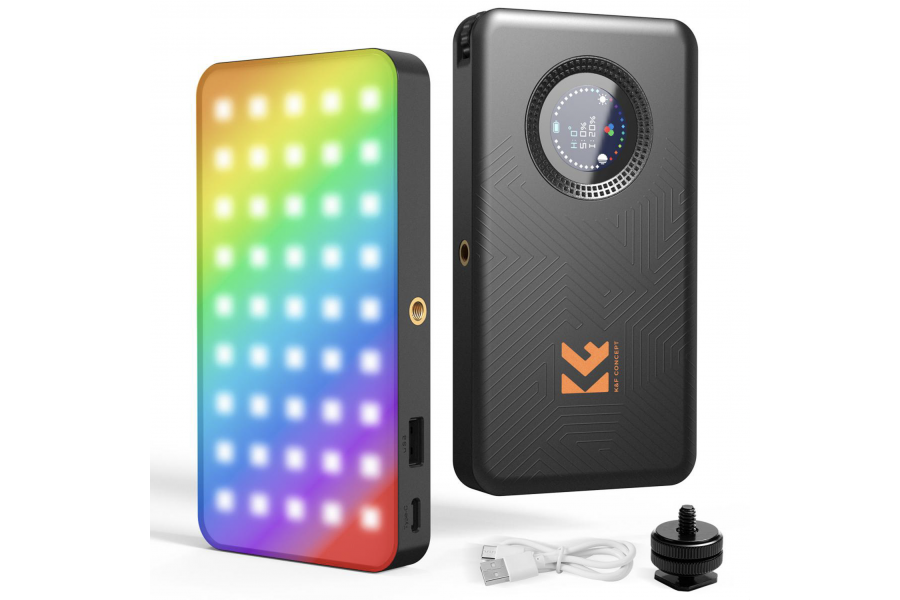 Осветитель K&F Concept KF34.052 10W RGB Компактный