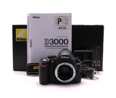 Зеркальная камера Nikon D3000 body в упаковке