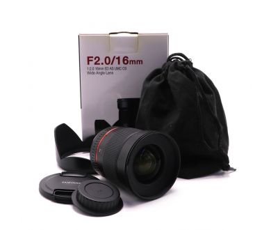 Samyang 16mm F/2 ED AS UMC CS Olympus 4/3 в упаковке