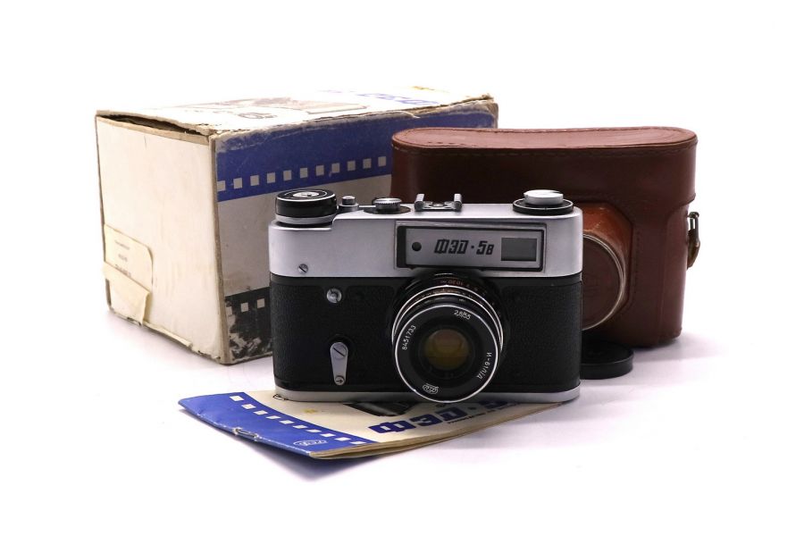 Советский фотоаппарат Фэд 5В kit в упаковке