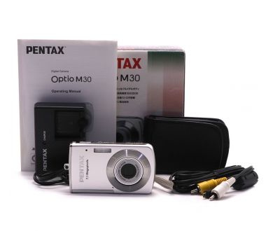 Цифровая фотокамера Pentax Optio M30 в упаковке