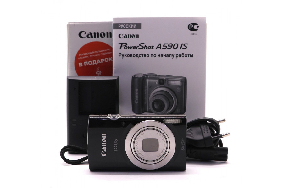 Компактный фотоаппарат Canon IXUS 185 в упаковке