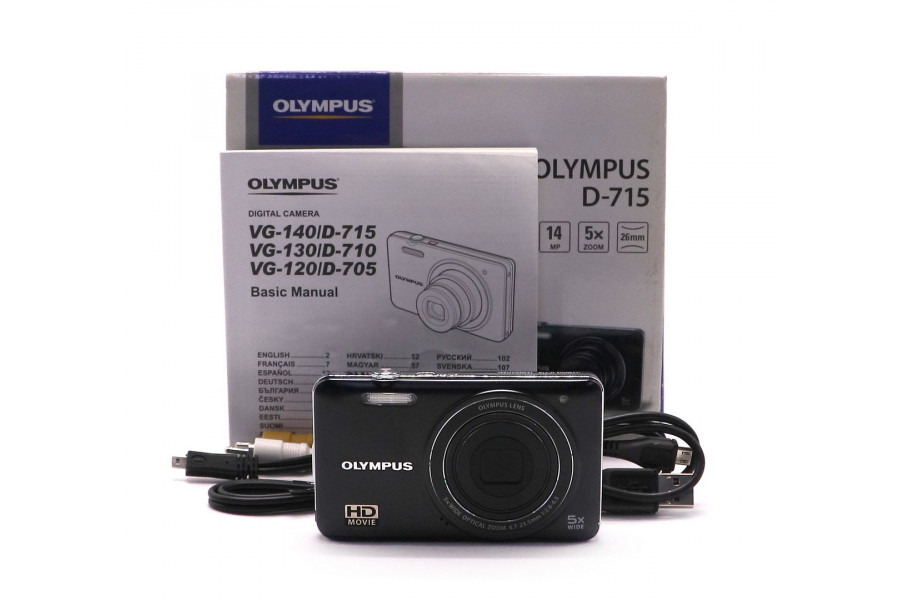 Компактный фотоаппарат Olympus D-715 в упаковке