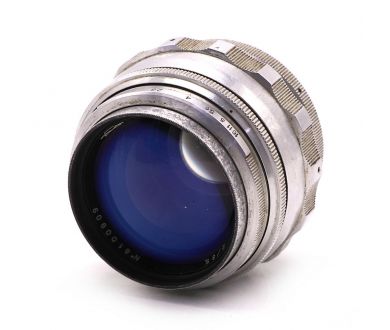 Советский объектив Юпитер-9 2/85 М39 silver зерк