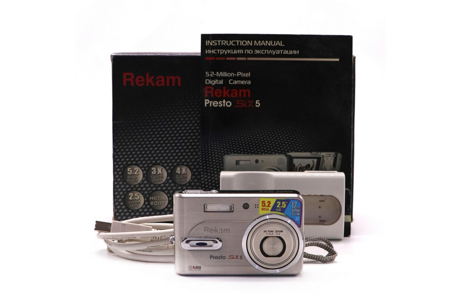 Компактная камера Rekam Presto SL5 в упаковке