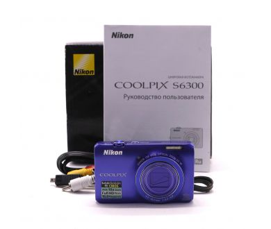Фотоаппарат Nikon Coolpix S6300 в упаковке