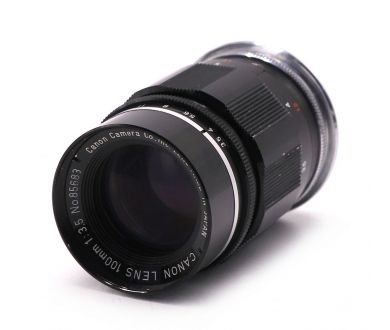 Мануальный объектив Canon 100mm f/3.5 III