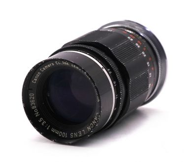 Объектив мануальный Canon 100mm f/3.5 III
