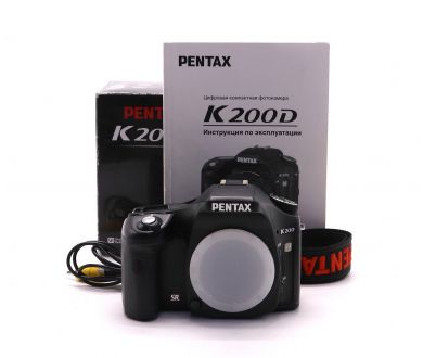 Pentax K200d body в упаковке (пробег 23450 кадров)