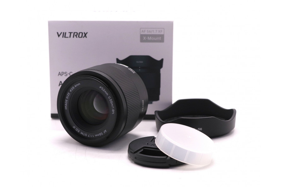 Объектив Viltrox 56mm AF F1.7 для Fujifilm X в упаковке