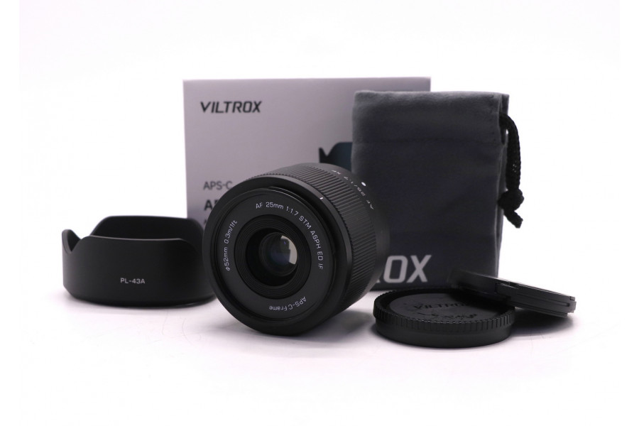 Viltrox AF 25mm f/1.7 для Fujifilm X-Mount в упаковке