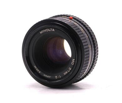 Светосильный объектив Minolta MD 50mm f/2