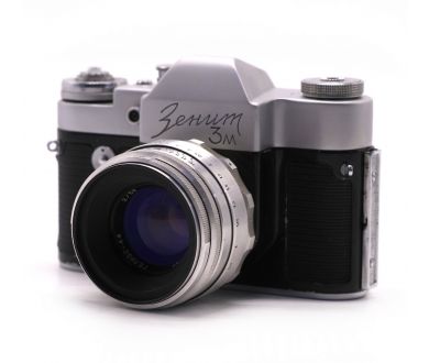 Камера Зенит 3М + Гелиос-44 13 лепестков silver kit