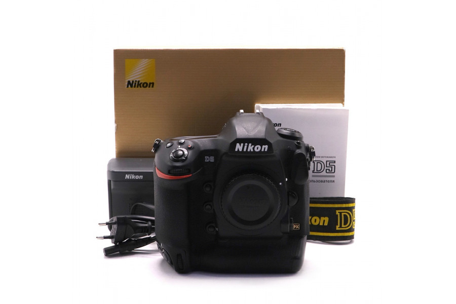 Nikon D5 body в упаковке (пробег 69340 кадров)