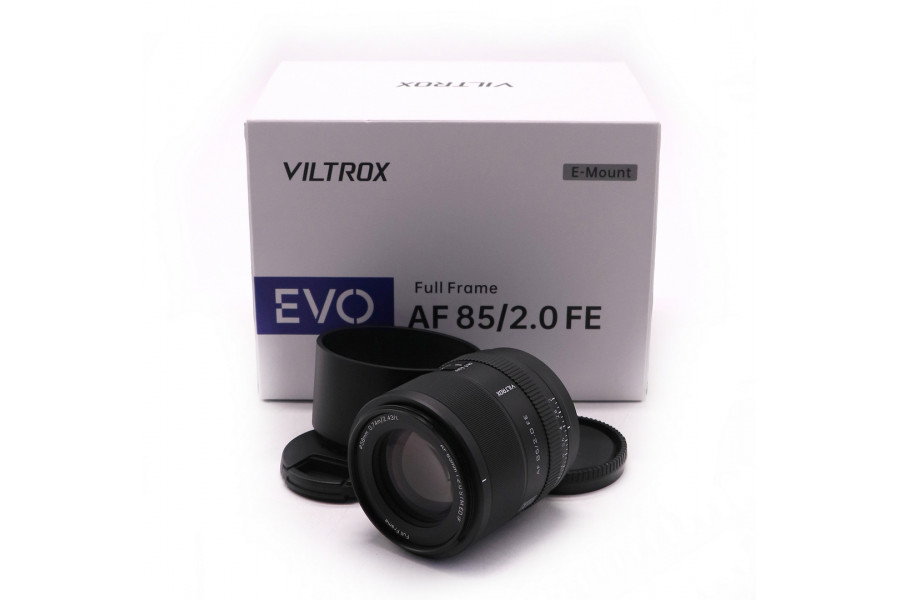 Viltrox AF 85mm F2.0 EVO FF E-mount в упаковке