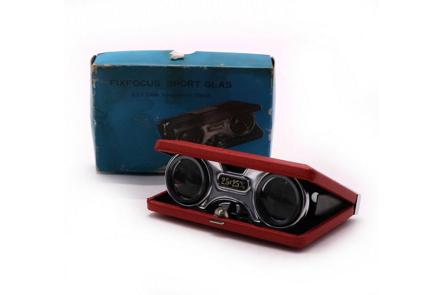 Винтажный бинокль Sport Glass 2.5x в упаковке