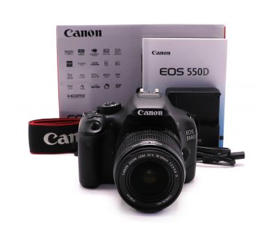 Canon EOS 550D kit в упаковке (пробег 635 кадров)