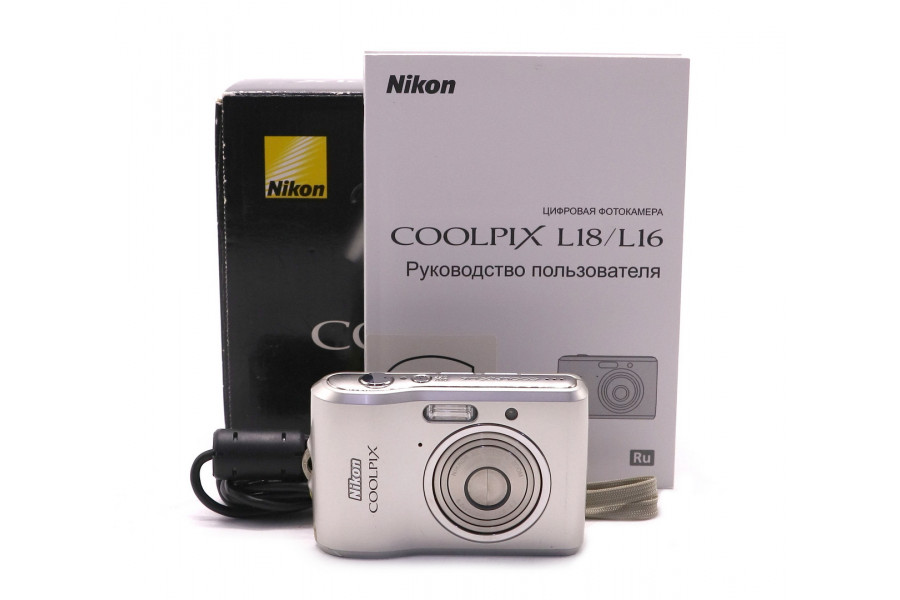 Фотоаппарат Nikon Coolpix L16 в упаковке