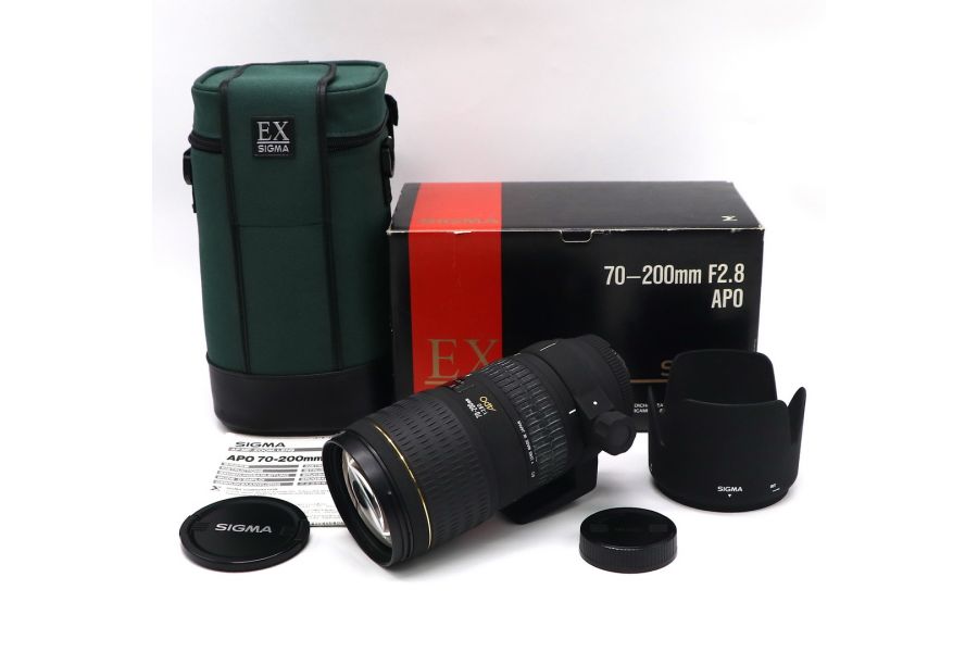Sigma AF 70-200mm f/2.8D APO EX HSM в упаковке