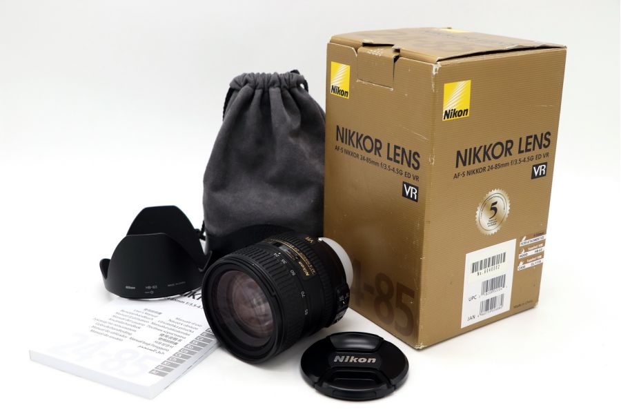 Nikon 24-85mm f/3.5-4.5G ED AF-S Nikkor в упаковке