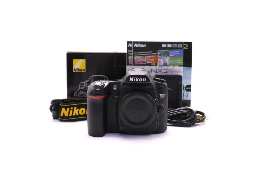 Nikon D80 body в упаковке (пробег 10985 кадров)