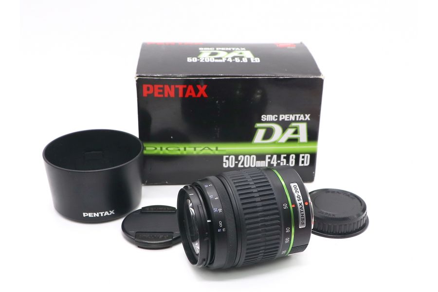 Pentax-DA SMC 50-200mm f/4-5.6 ED в упаковке