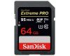 Карта памяти SD 64GB SanDisk Extreme Pro 64Gb 95MB/s