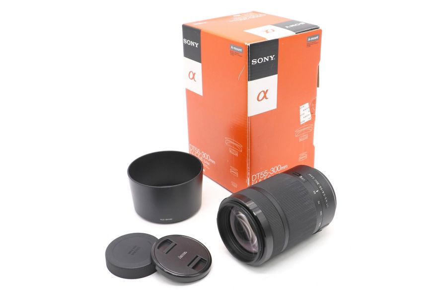 Sony DT 55-300mm f/4.5-5.6 (SAL-55300) в упаковке