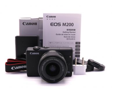 Canon EOS M200 kit в упаковке (пробег 5000 кадров)
