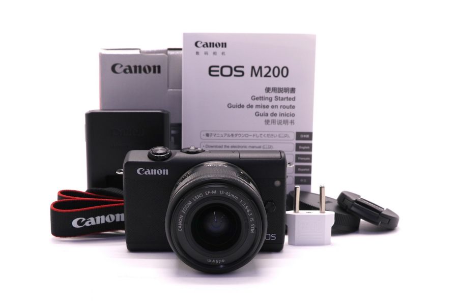 Canon EOS M200 kit в упаковке (пробег 5000 кадров)