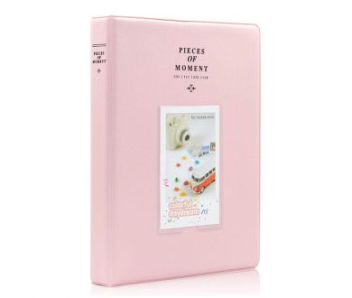 Фотоальбом Instax Mini Pieces of Moment (128+1 фото) розовый