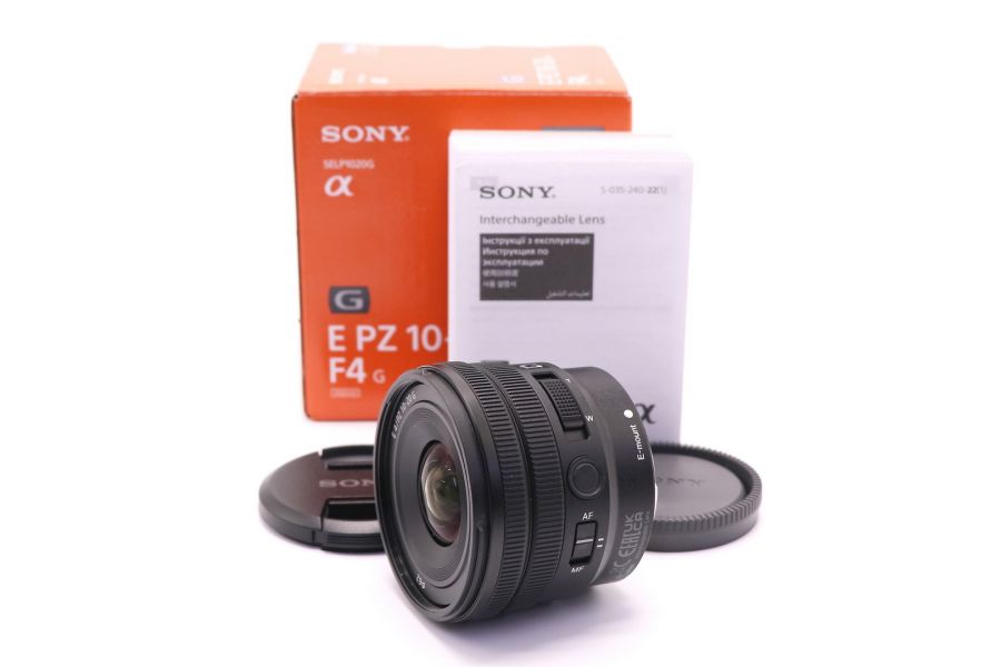 Sony E PZ 10-20mm f/4 G (SELP1020G) в упаковке