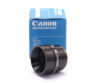 Canon lens MR23mm f/4 в упаковке