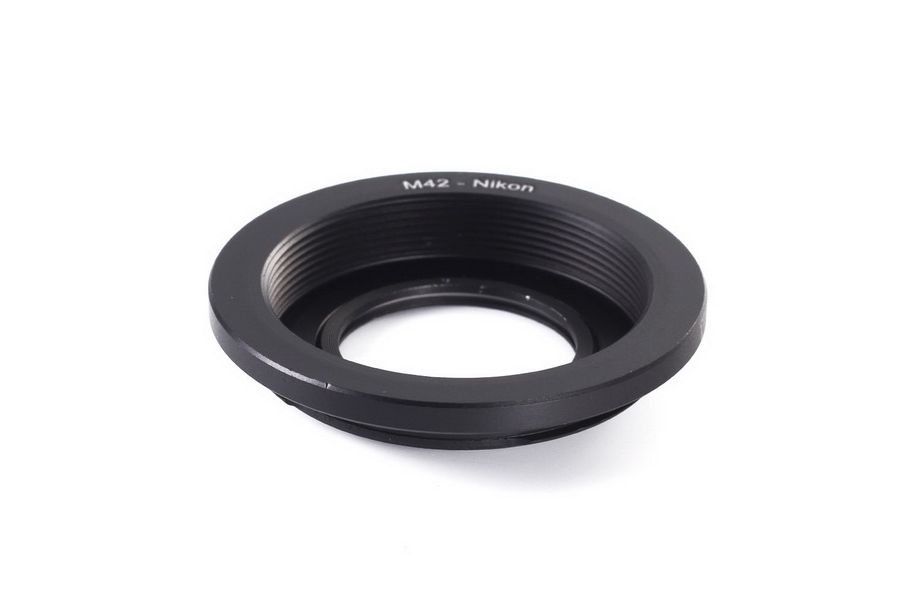 Переходник (адаптер) М42 - Nikon с линзой