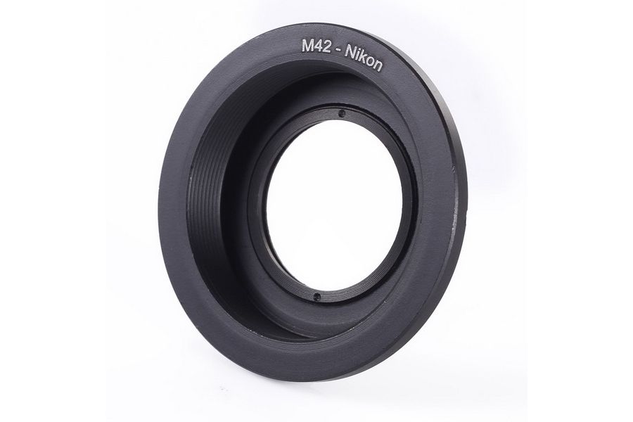 Переходник (адаптер) М42 - Nikon с линзой