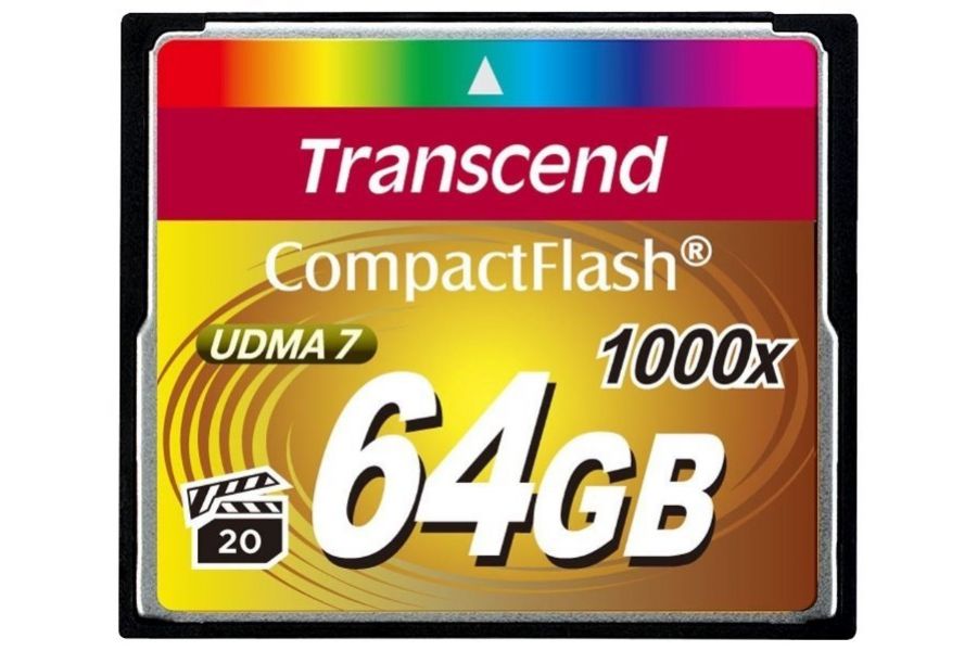 Флеш карта Compact Flash Transcend 64GB 1000x