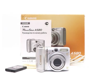 Canon PowerShot A580 в упаковке 