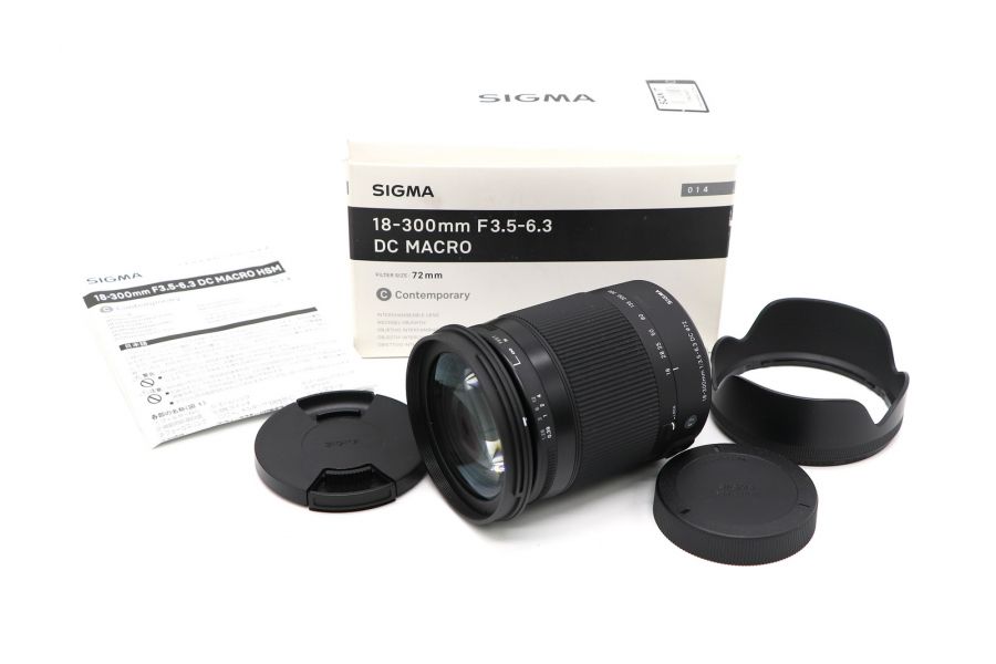 Sigma AF 18-300mm f/3.5-6.3 DC MACRO OS HSM for Canon в упаковке