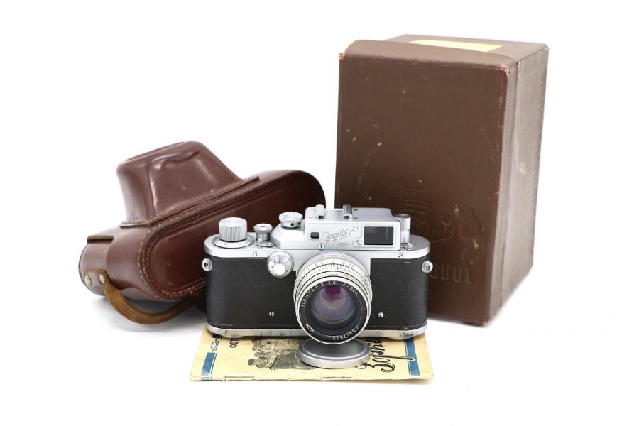 Зоркий 3 + Юпитер-8 kit в упаковке (СССР, 1954)