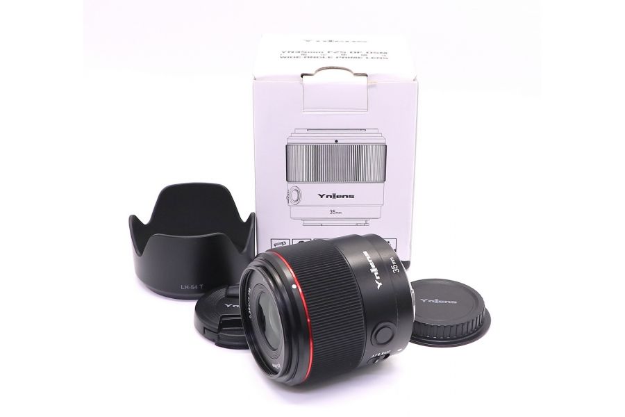 Yongnuo Ynlens 35mm F2S DF DSM в упаковке