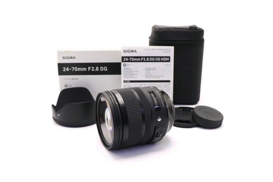 Sigma AF 24-70mm f/2.8 DG OS HSM Art для Nikon в упаковке